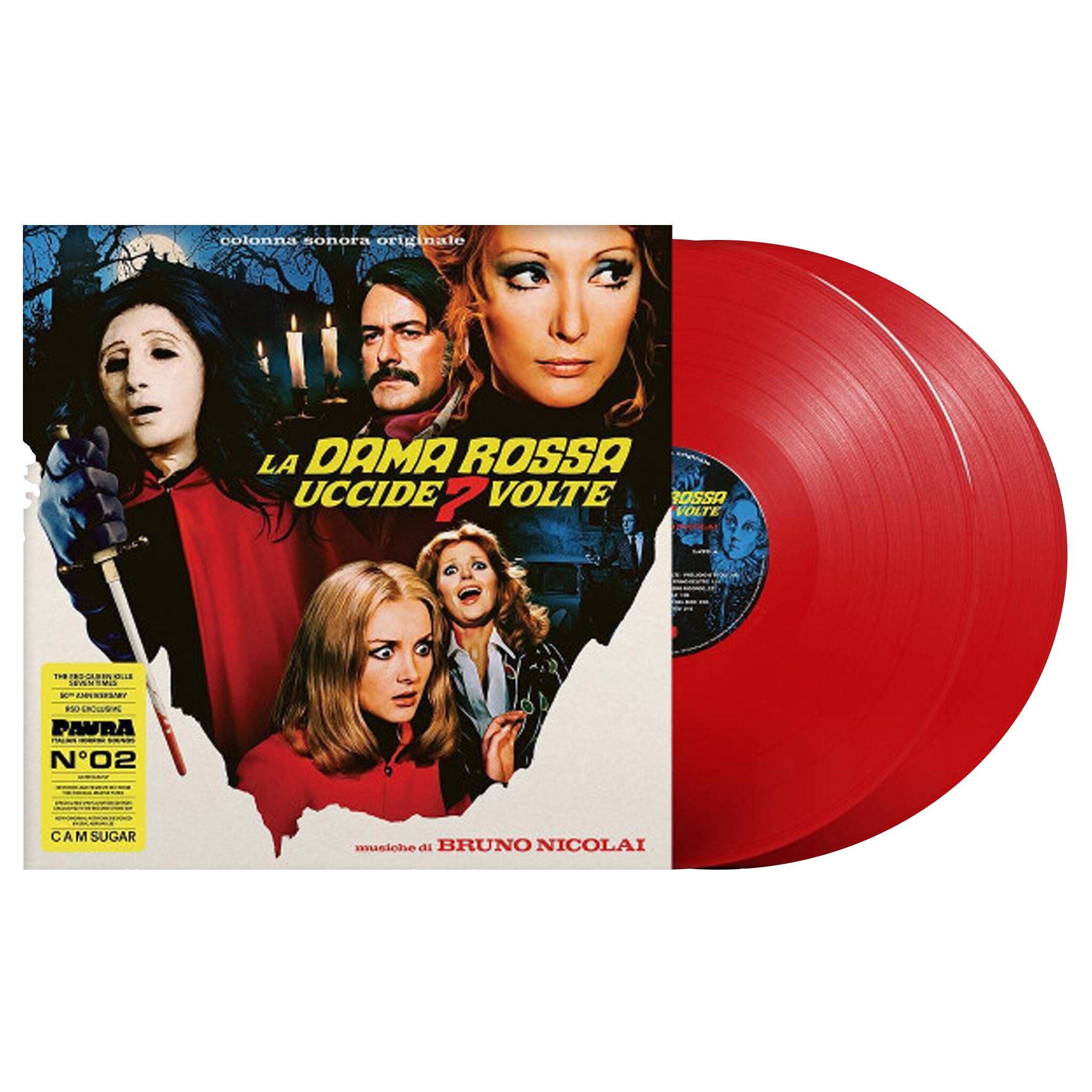 Bruno Nicolai La dama rossa uccide sette volte Vinyl 2LP (Ltd. Ed. Red Vinyl RSD 2022) 401696