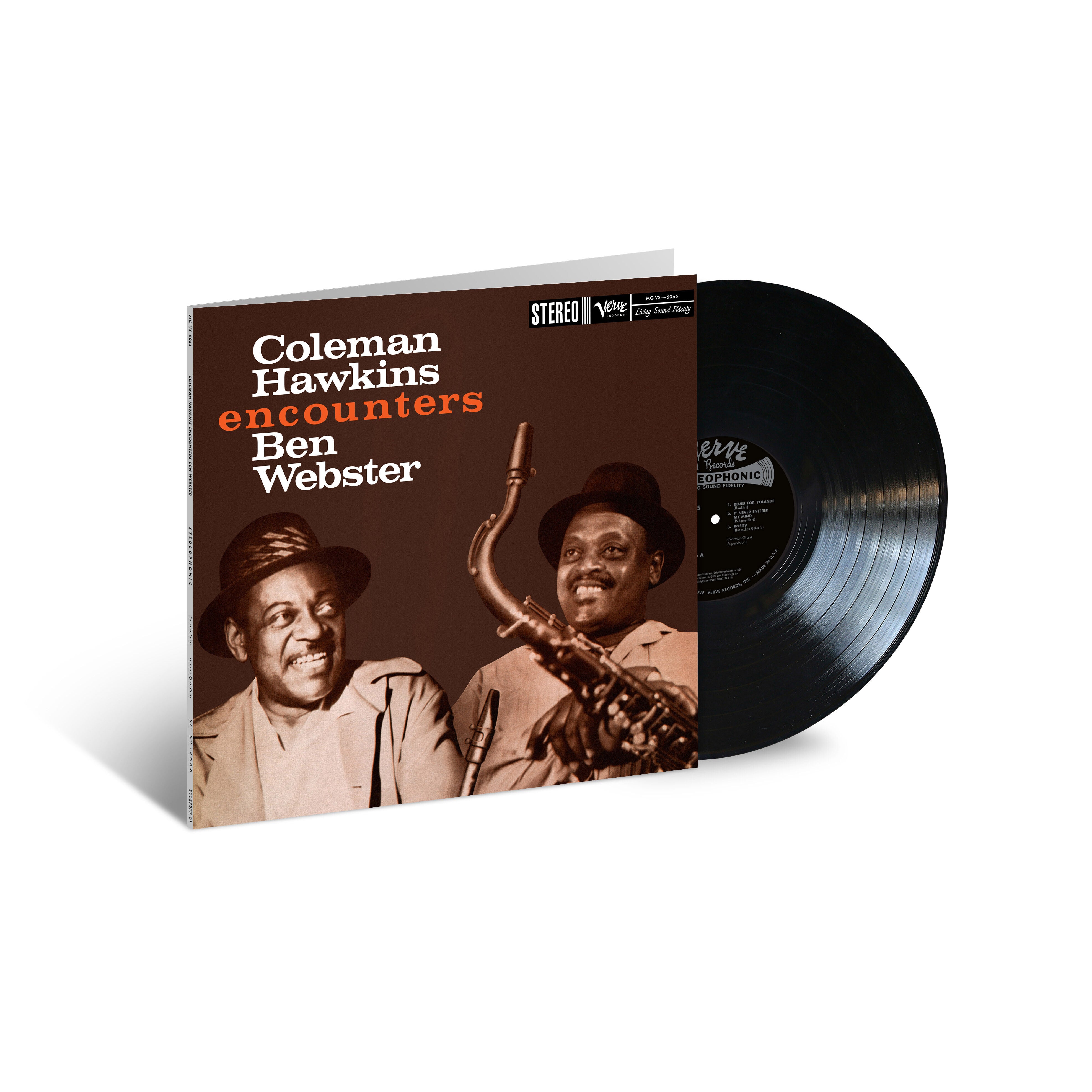 Coleman Hawkins & Ben Webster Coleman Hawkins Encounters Ben Webster  Acoustic Sounds Vinyl 333197