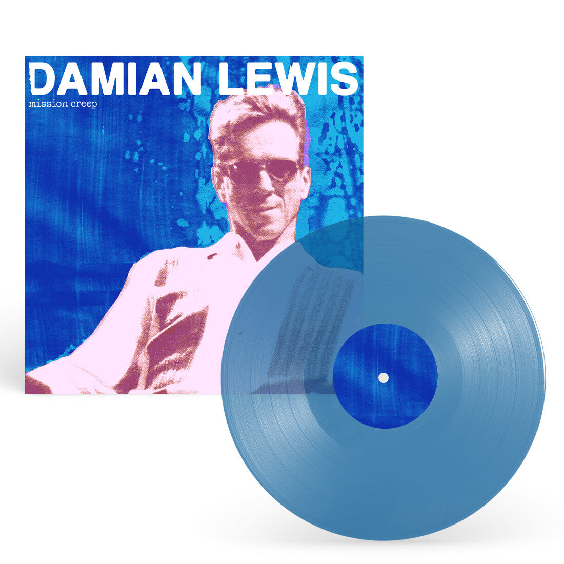 Damian Lewis Mission Creep Process Blue Vinyl LP 290201