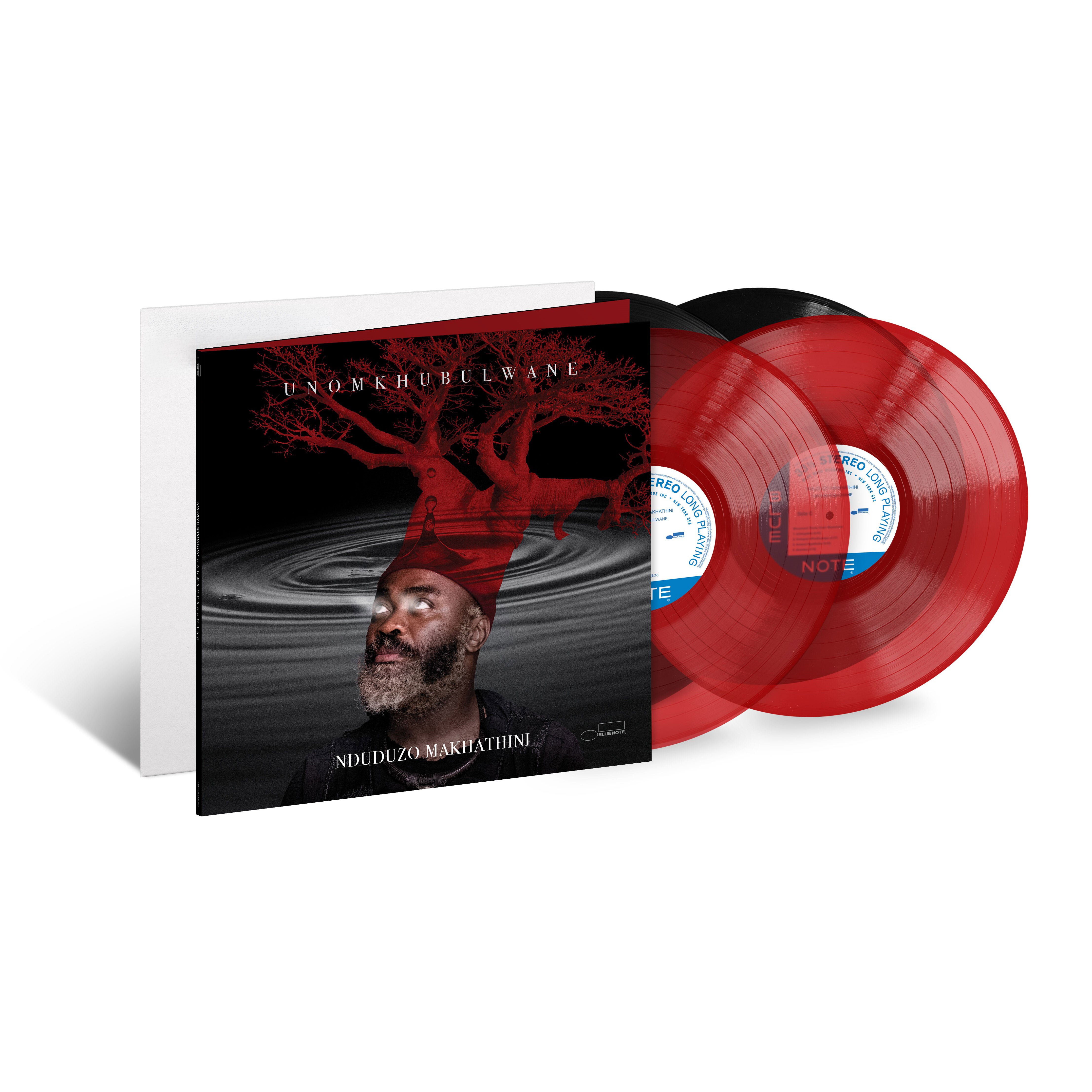 Nduduzo Makhathini uNomkhubulwane 2LP - Exclusiv Transparent Red Coloured Vinyl + White Label Vinyl Bundle 399181
