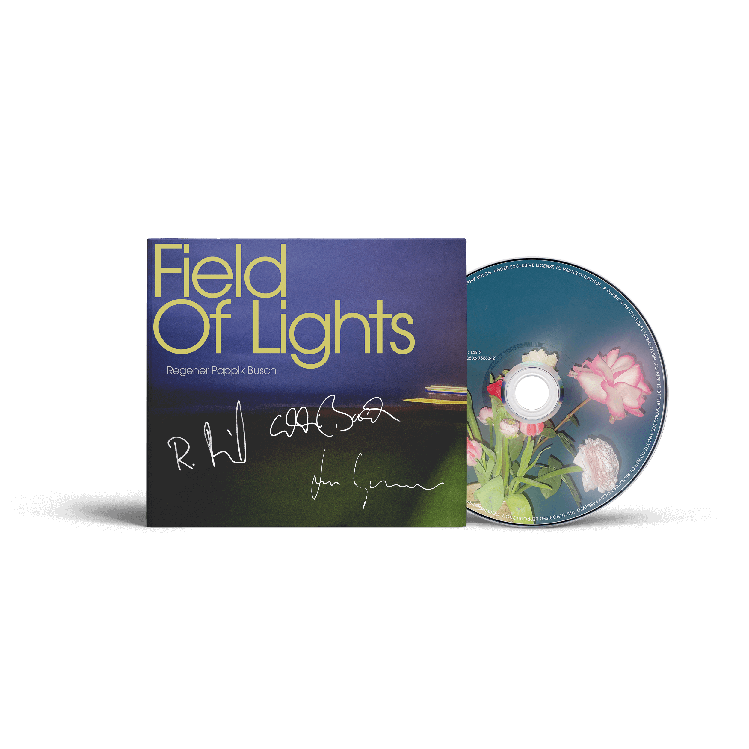 Regener Pappik Busch Field Of Lights Ltd. signierte CD im Mintpack 399130