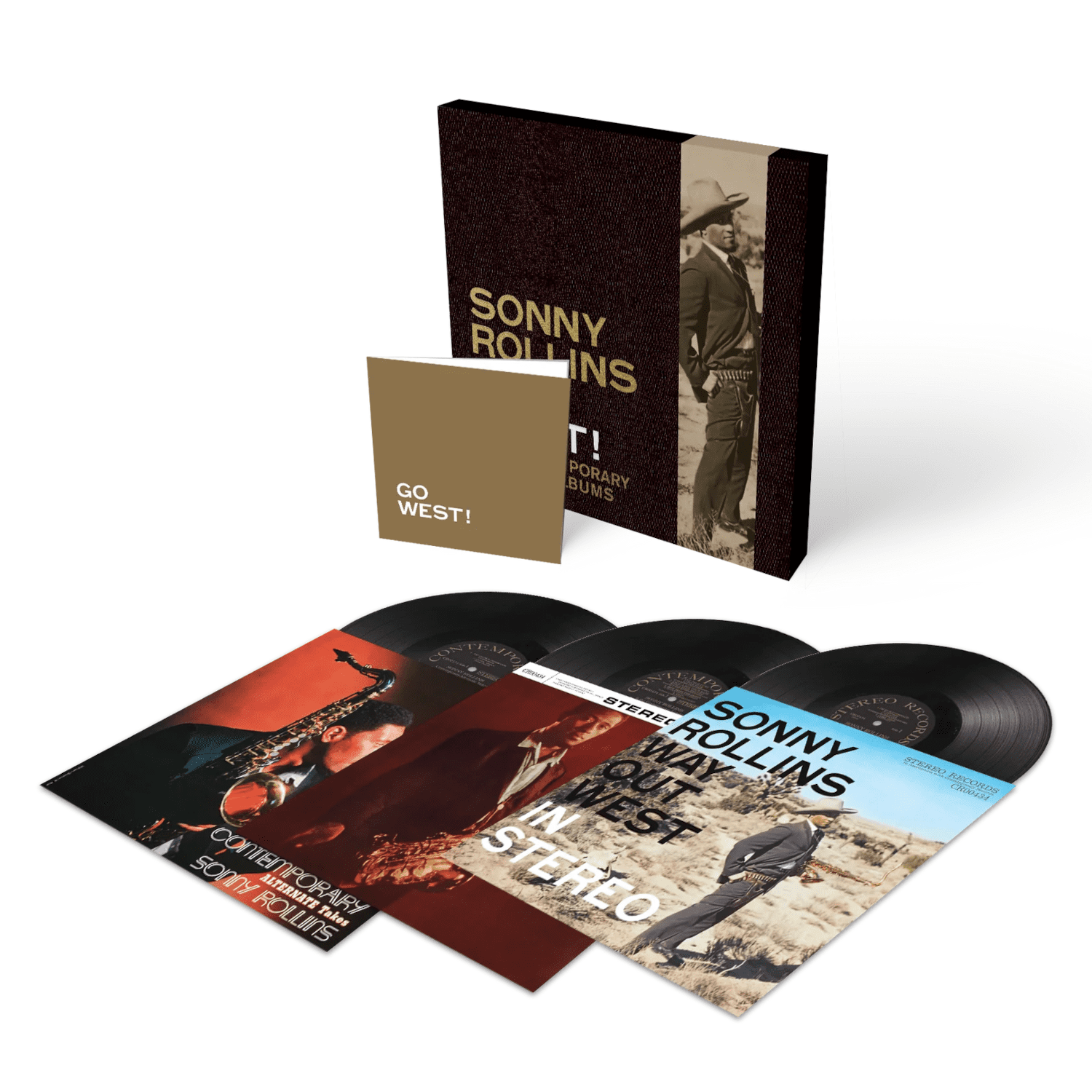 Sonny Rollins Go West!: The Contemporary Records Albums 3 Vinyl-Box 272421
